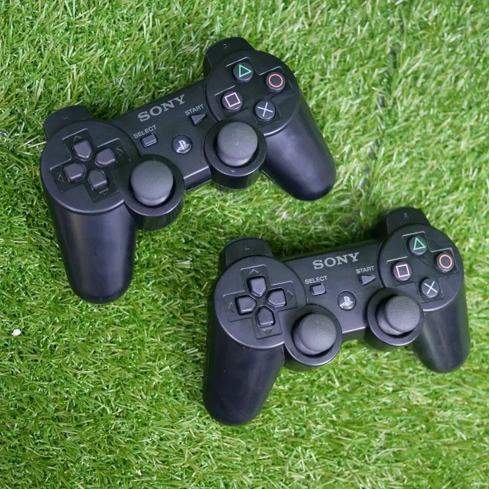 Sony PlayStation 3 Original OEM DualShock 3 Controller - Set of 2 - CECHZC2U